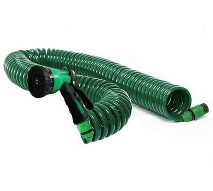 Spiral Expandable Garden Hose Pipe - 15m With Attachments