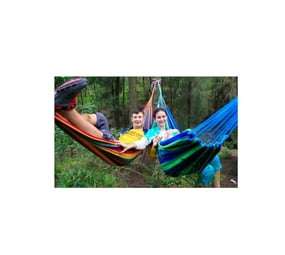 Cotton Hammock - Blue & Green