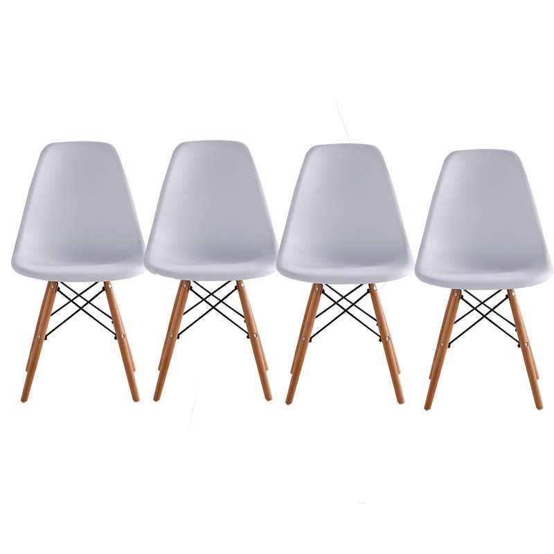 Eames Chair 4 in 1 set -White