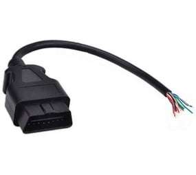 Male 16pin OBD2 Cable to 16 Wire Open Line