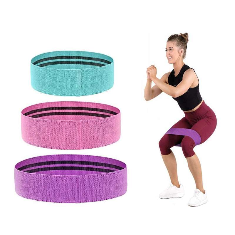 Fabric Resistance Bands Heavy Duty Booty Bands Glute Hip Circle ...