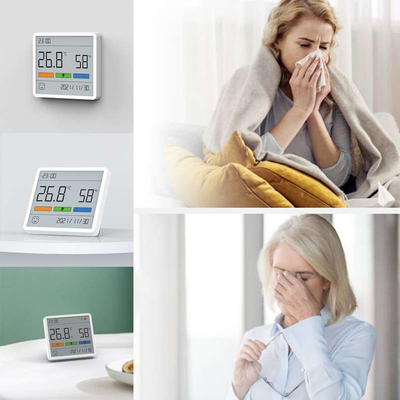 Multifunctional Digital Lcd Wall Humidity Thermometer Display Table