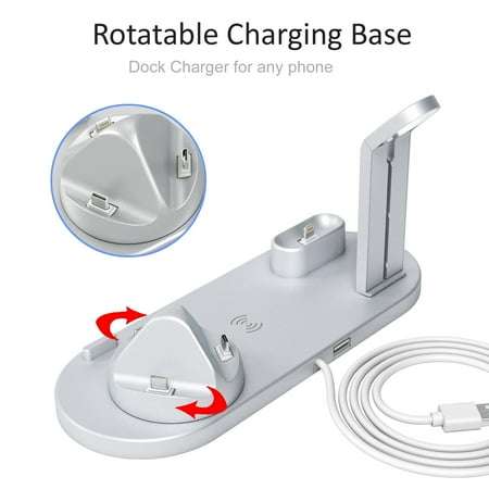 Multi-functional Charging Stand For Mobile Phones, iWatch Series 5 4 3 2 1 and AirPods Pro Second Ge