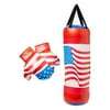 USA  Boxing Children's Pretend Play Toy Boxing Play Set w/ Stuffed Punching Bag, Pair of Soft Padded Boxing Gloves