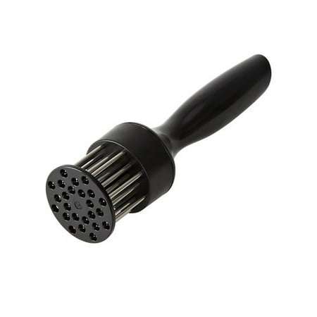 Multi-Function Plastic Meat Tenderizer with Stainless Steel Prongs (In Black, Purple and Green)