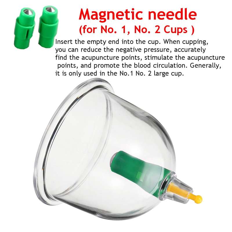 24Pcs Cups Vacuum Cupping Set Massage Pain Relief Health Care Vacuum Suction Cupping Kit Suction Massager Chinese Body Healthy Care - image 4 of 11