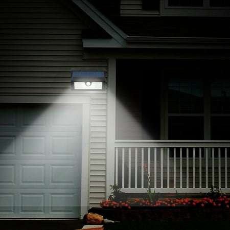 Outdoor Waterproof 34 LED Solar Power Light PIR Motion Sensor Security Wall Lam