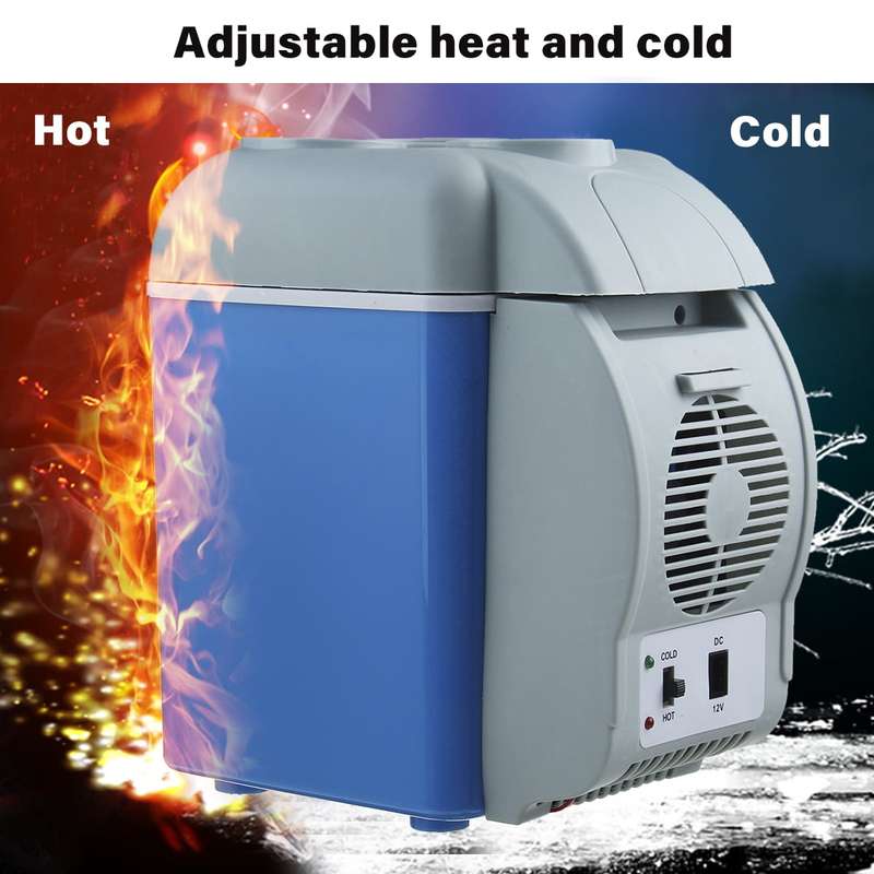 7.5L 12V Portable Car Cooler/Warmer Electric Fridge Travel Refrigerator