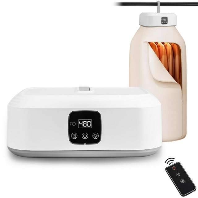 Portable Clothes Dryer Teqhome Mini Dryer Machine with Remote for Small Light Clothes Quick and Easy