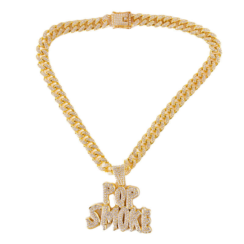 Pop Smoke Inspired Cuban Hip Hop Pendant (Gold)