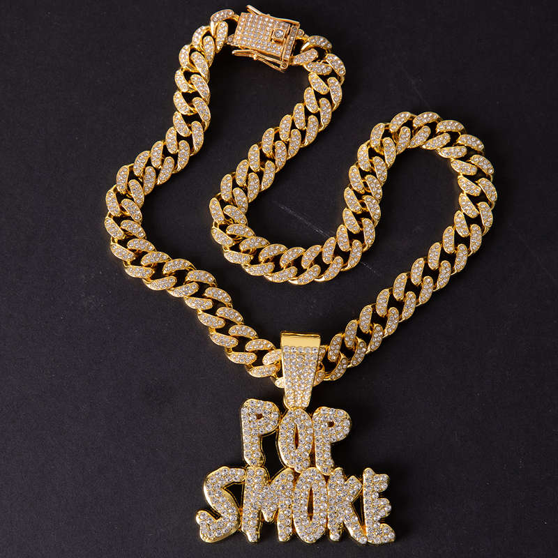 Pop Smoke Inspired Cuban Hip Hop Pendant (Gold)