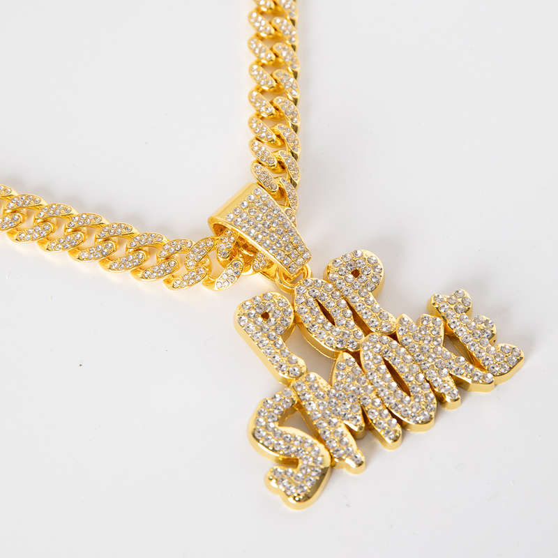 Pop Smoke Inspired Cuban Hip Hop Pendant (Gold)