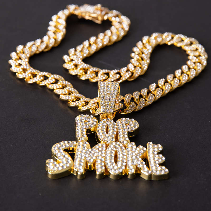 Pop Smoke Inspired Cuban Hip Hop Pendant (Gold)