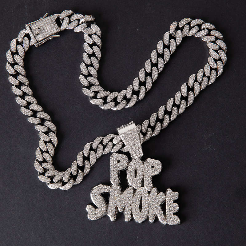 Pop Smoke Inspired Cuban Hip Hop Pendant (Silver)