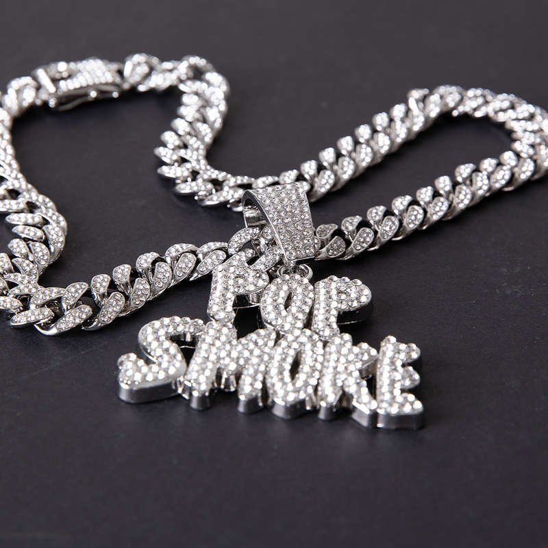 Pop Smoke Inspired Cuban Hip Hop Pendant (Silver)