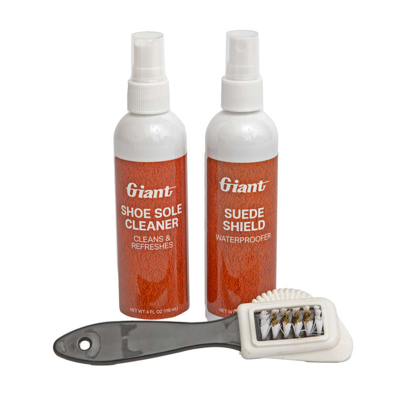 Giant Suede Care Kit  Waterproof Protector, Shoe Sole Cleaner, Scuff Eraser, and Brush