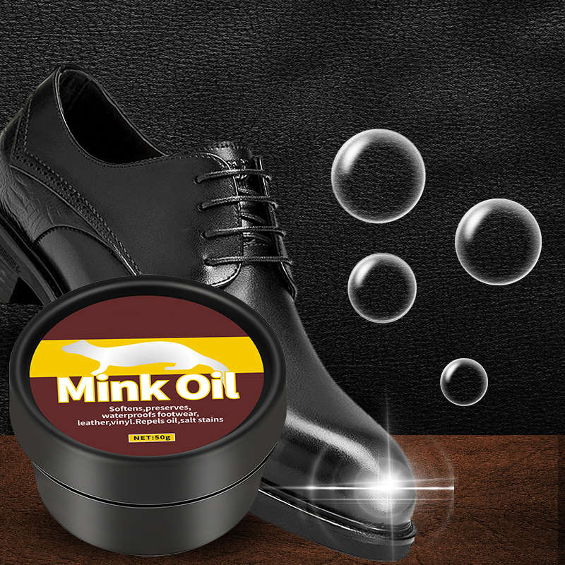 Premium Leather Conditioner & Shoe Polish  for Shoes, Bags, Car Seats & More (58g)