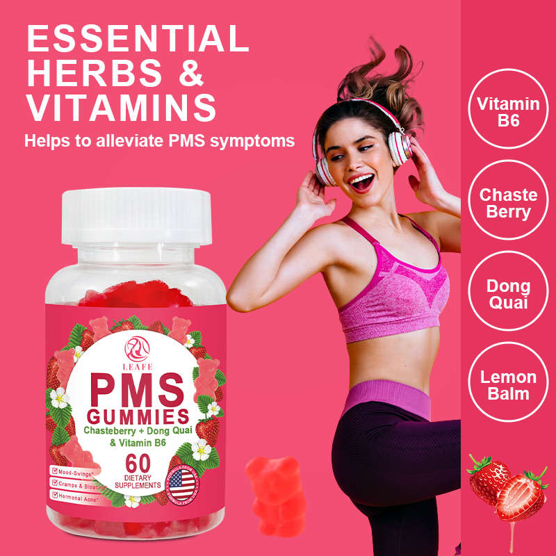 PMS & Period Relief Gummies Natural Hormone Balance & Cramps Support