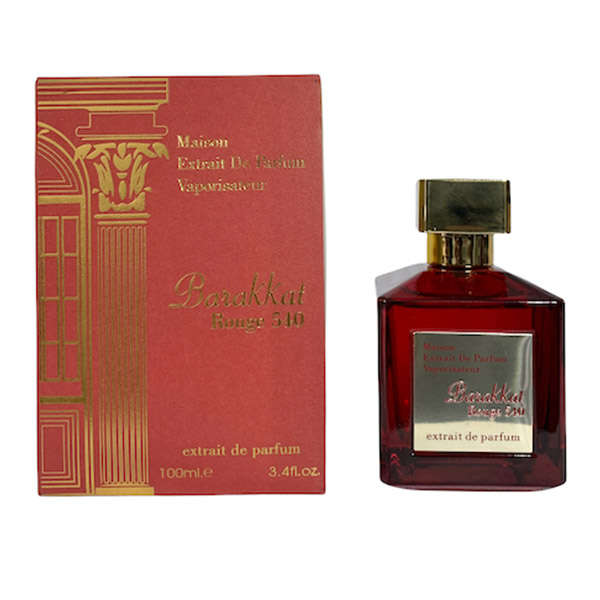 Fragrance World Barakkat Rouge 540 100 ml Extrait De Parfum Sweet scent