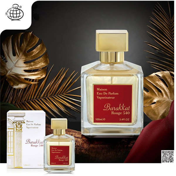 Fragrance World Barakkat Rouge 540 100 ml Eau De Parfum Sweet scent