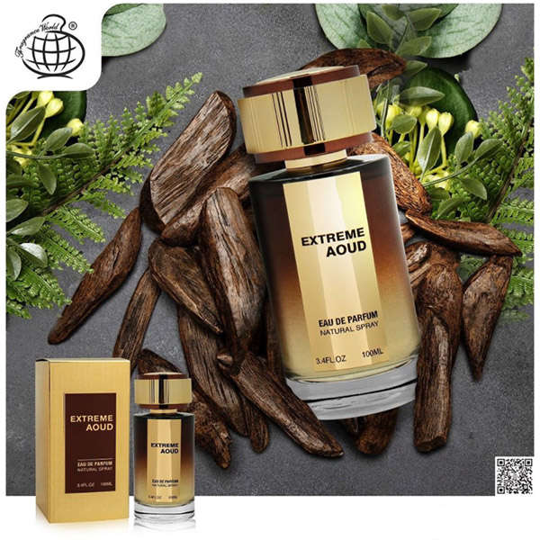Fragrance World Extreme Aoud 100 ml Eau De Parfum Oud scent