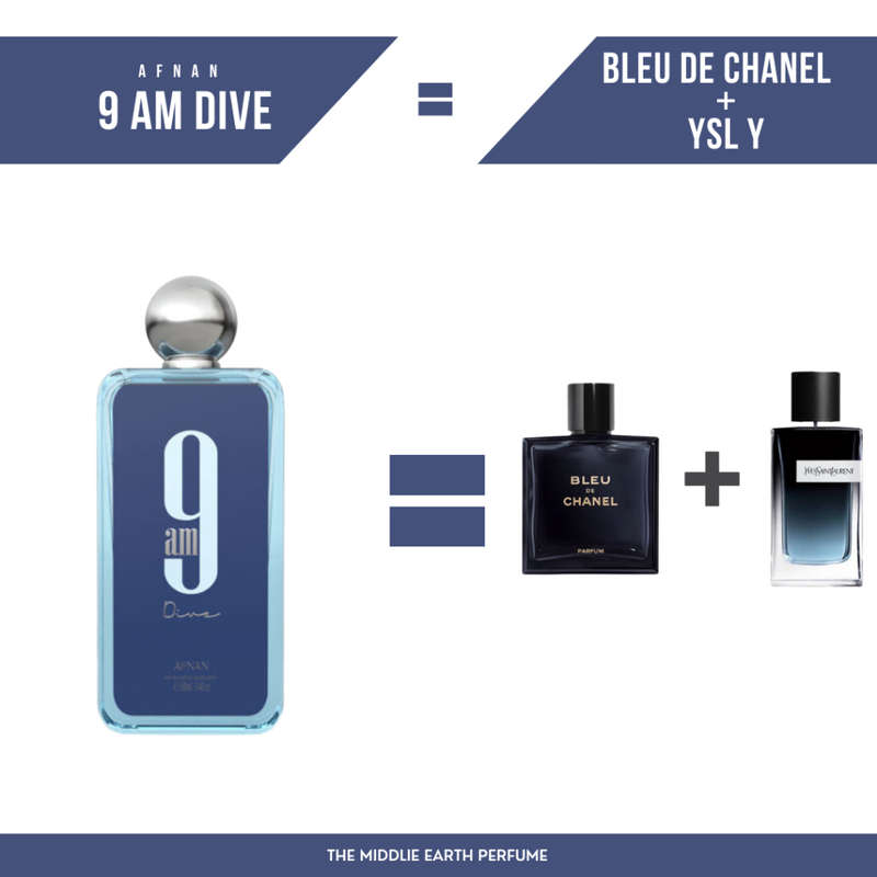 Afnan 9 am Dive 100 ml Eau De Parfum Woody Fresh scent