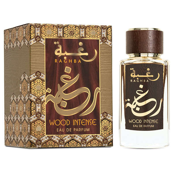 Scent Woody Parfum Ml Lattafa Wood De Eau Intense Raghba 100