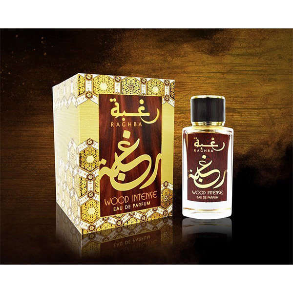 Scent Woody Parfum Ml Lattafa Wood De Eau Intense Raghba 100