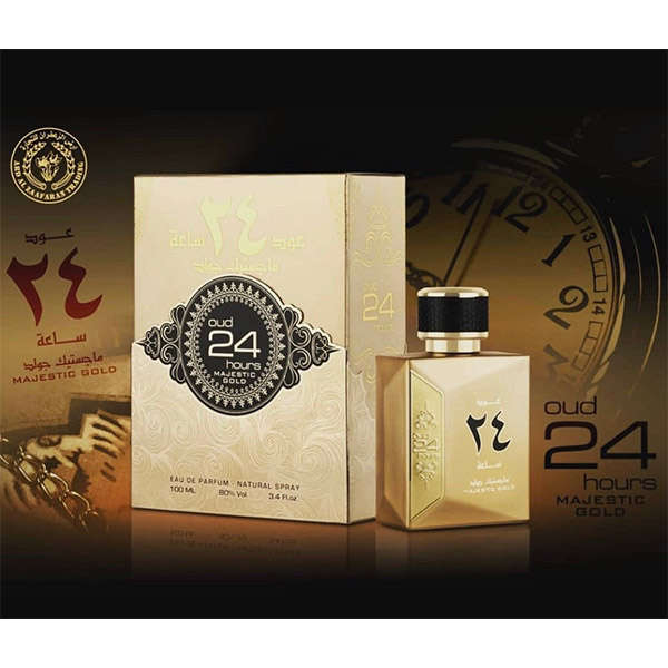 Ard Al Zaafaran Oud 24 Hours Majestic Gold 100 ml Eau De Parfum Sweet scent