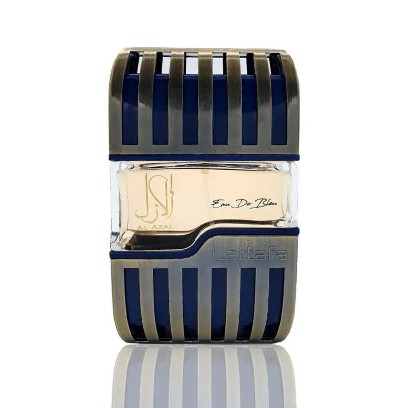 Lattafa Al Azal Eau De Blue 100 ml Eau De Parfum Leather scent