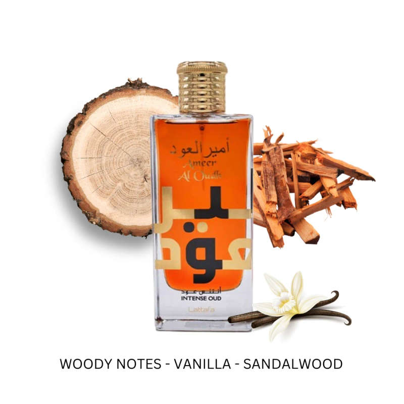 Lattafa Ameer Al Oudh Intense Oud 100 ml Eau De Parfum Woody scent