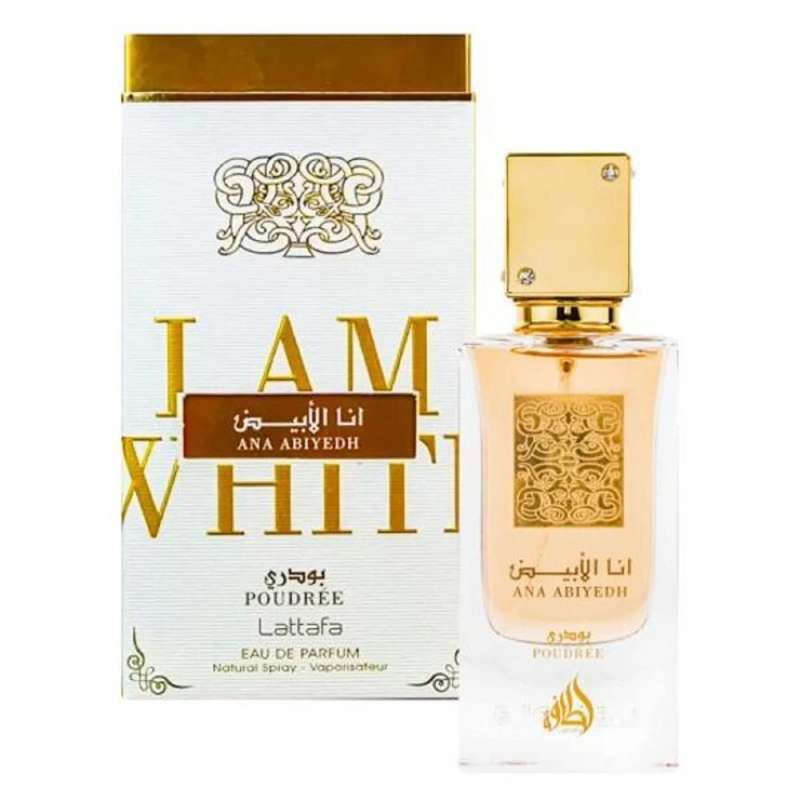 Lattafa Ana Abiyedh Poudree 60 ml Eau De Parfum Sweet scent