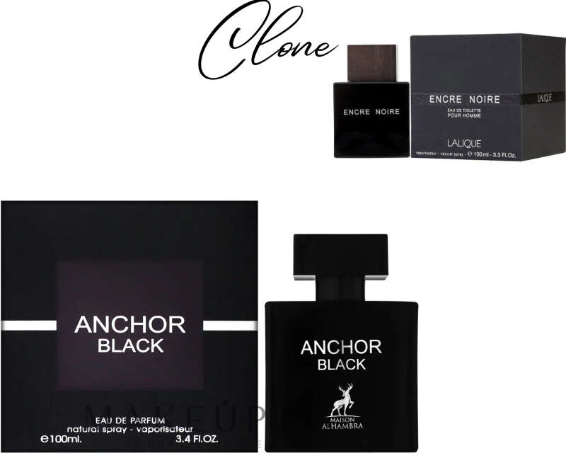 Alhambra Anchor Black 100 ml Eau De Parfum Woody scent