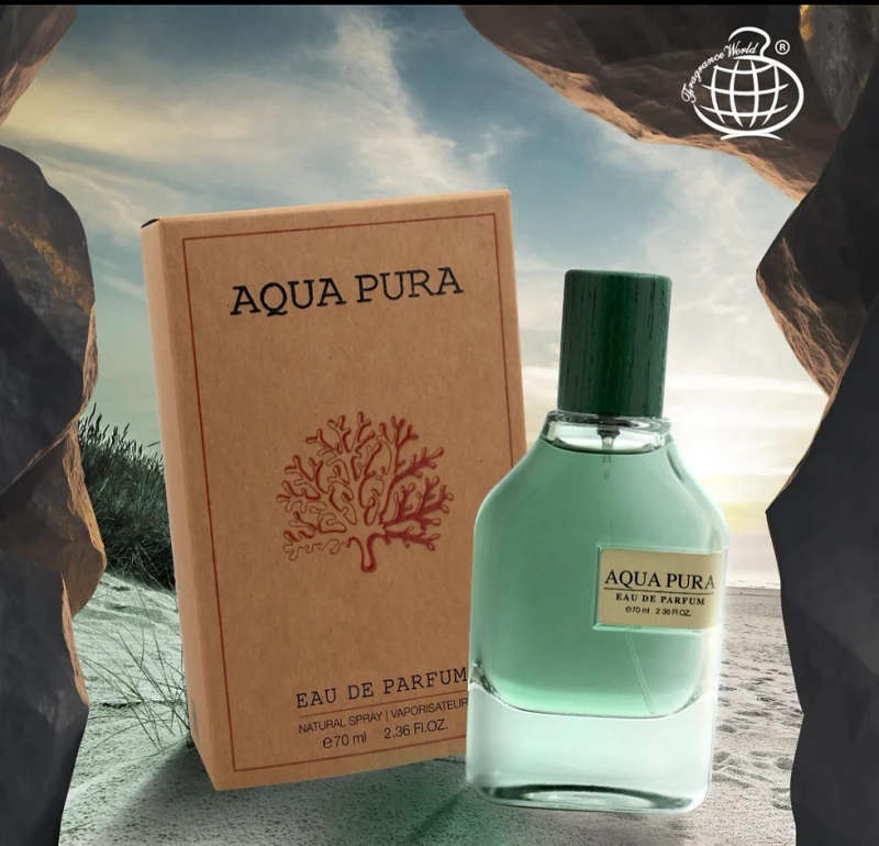 Fragrance World Aqua Pura 100 ml Eau De Parfum Fresh scent