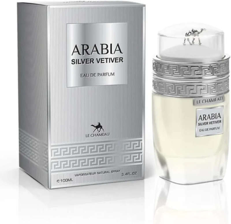 Le Chameau Arabia Silver Vetiver 100 ml Eau De Parfum Fresh Woody scent