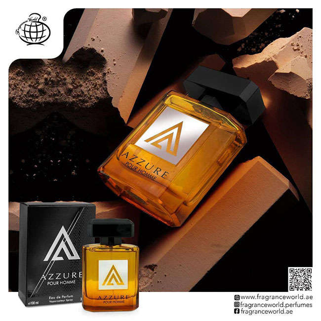 Fragrance World Azzure Pour Homme 100 ml Eau De Parfum Woody scent