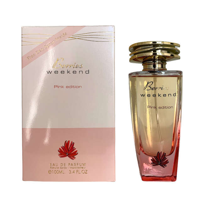 Fragrance World Berries Weekend Pink Edition 100 ml Eau De Parfum Sweet scent