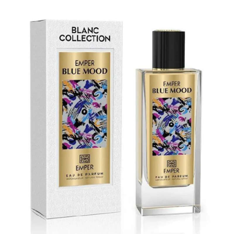 Emper Blue Mood Blanc Collection 85 ml Eau De Parfum Smoky Oud scent