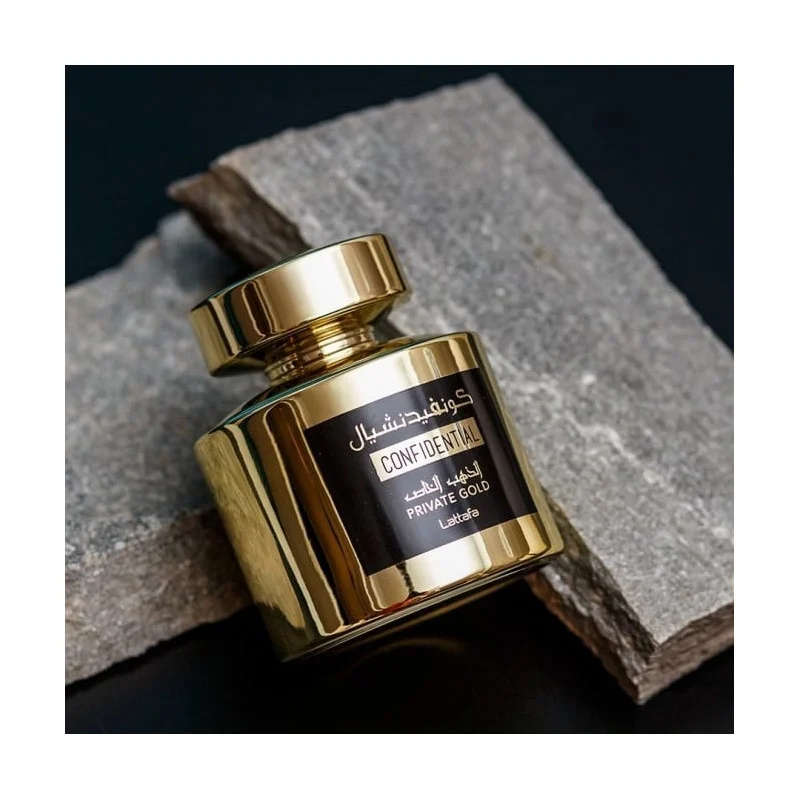 Lattafa Confidential Private Gold 100 ml Eau De Parfum Sweet scent
