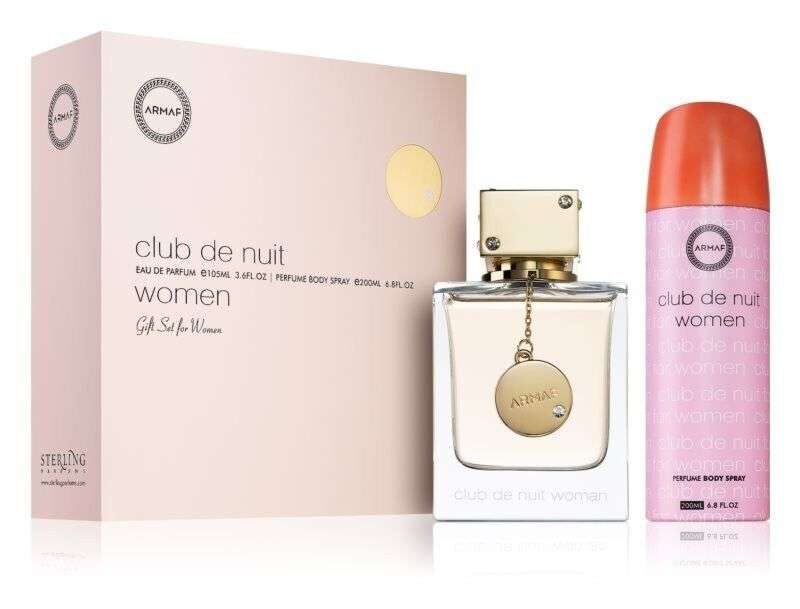 Armaf Club De Nuit Women Gift Set For Women 105 ml + Spray 200 ml Eau De Parfum Fresh scent