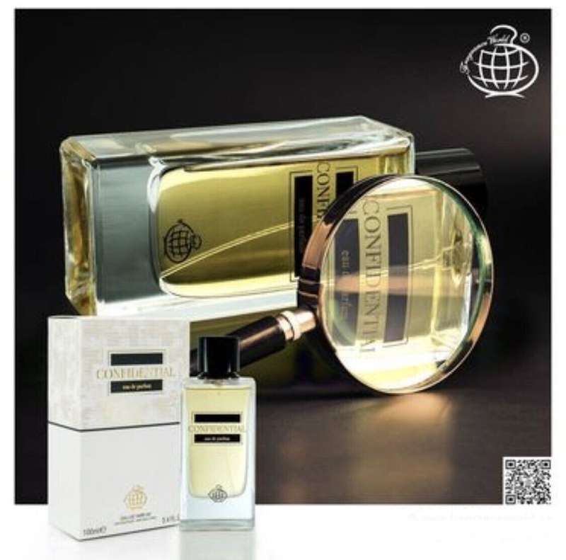 Fragrance World Confidential 100 ml Eau De Parfum Sweet Woody scent