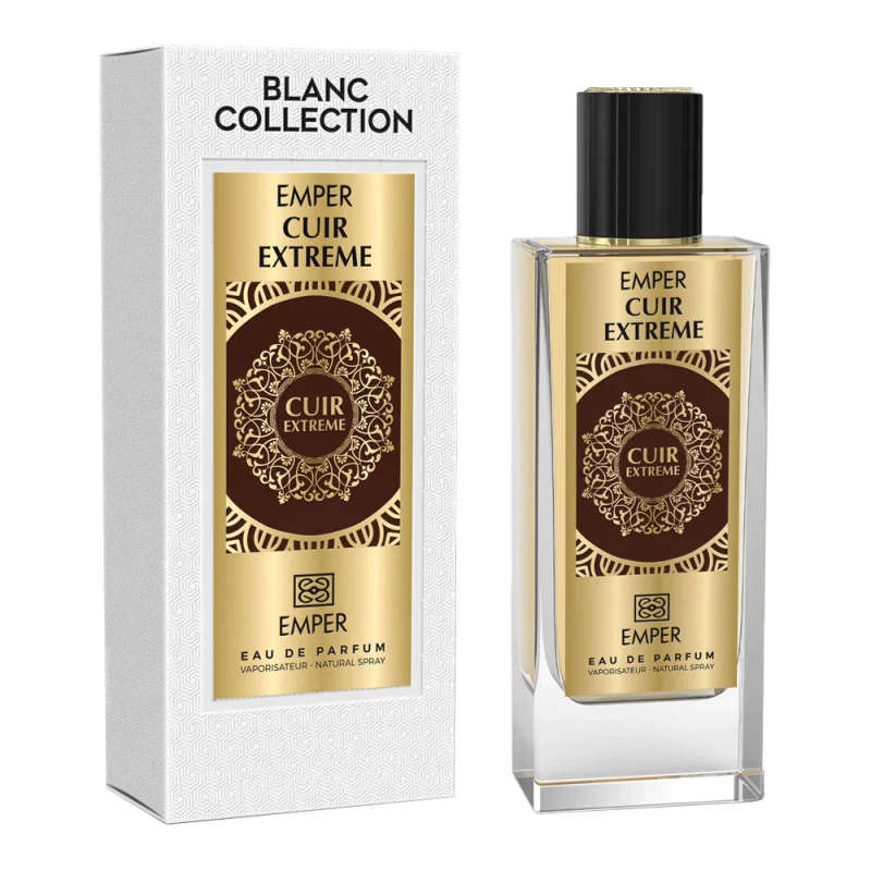 Emper Cuir Extreme Blanc Collection 85 ml Eau De Parfum Leather scent