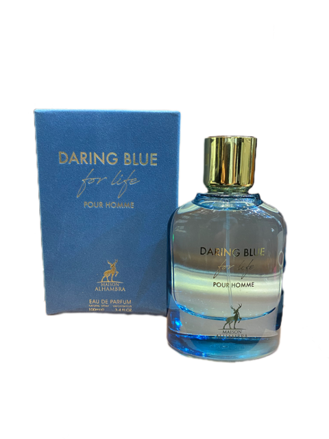 Alhambra Daring Blue For Life Pour Homme 100 ml Eau De Parfum Fresh scent
