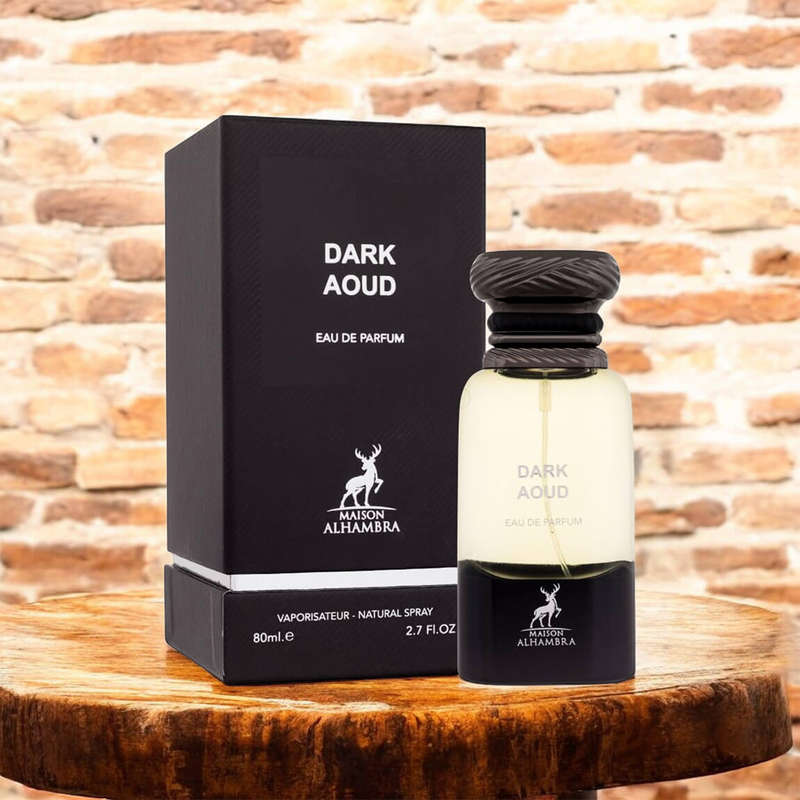 Alhambra Dark Aoud 80 ml Eau De Parfum Oud scent