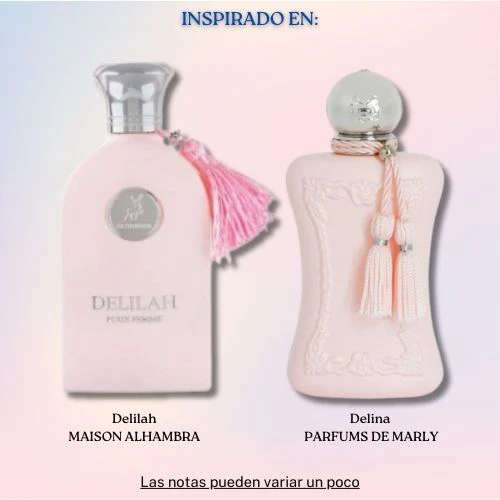 Alhambra Delilah Pour Femme 100 ml Eau De Parfum Sweet Floral scent