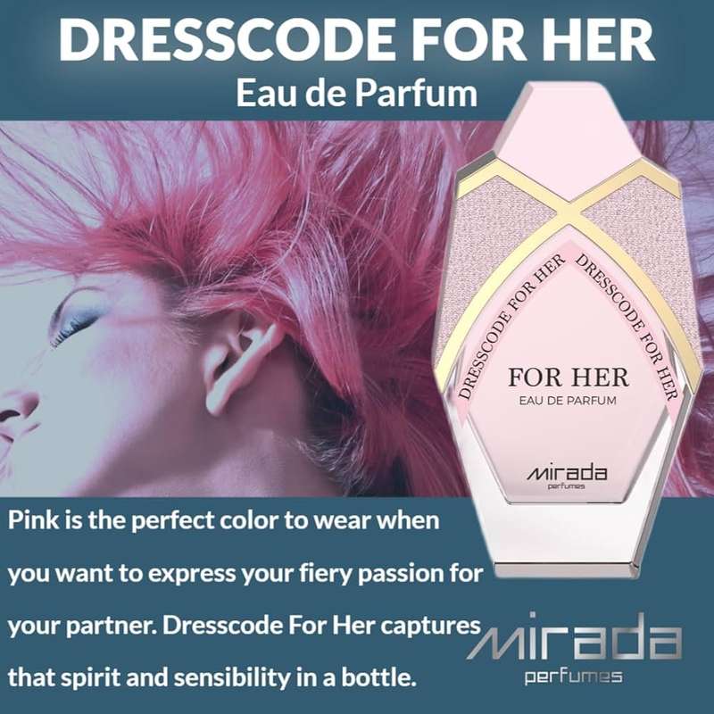 Mirada Dresscode For Her 85 ml Eau De Parfum Floral scent