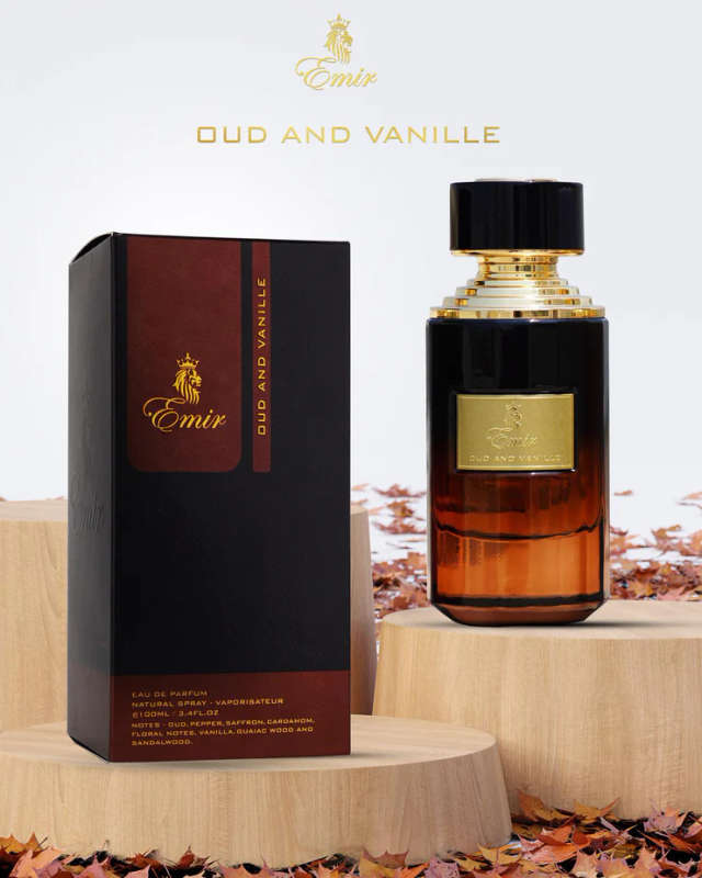 Paris Corner Emir Oud and Vanille 100 ml Eau De Parfum Oud scent