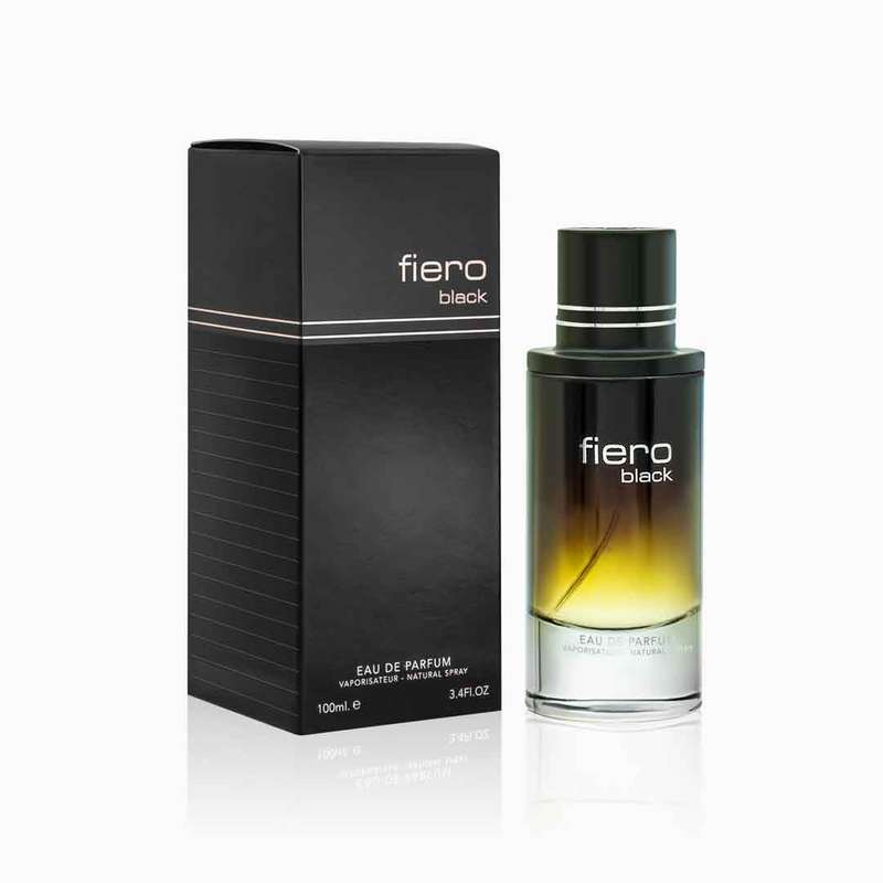 Fragrance World Fiero Black 100 ml Eau De Parfum Tobacco scent