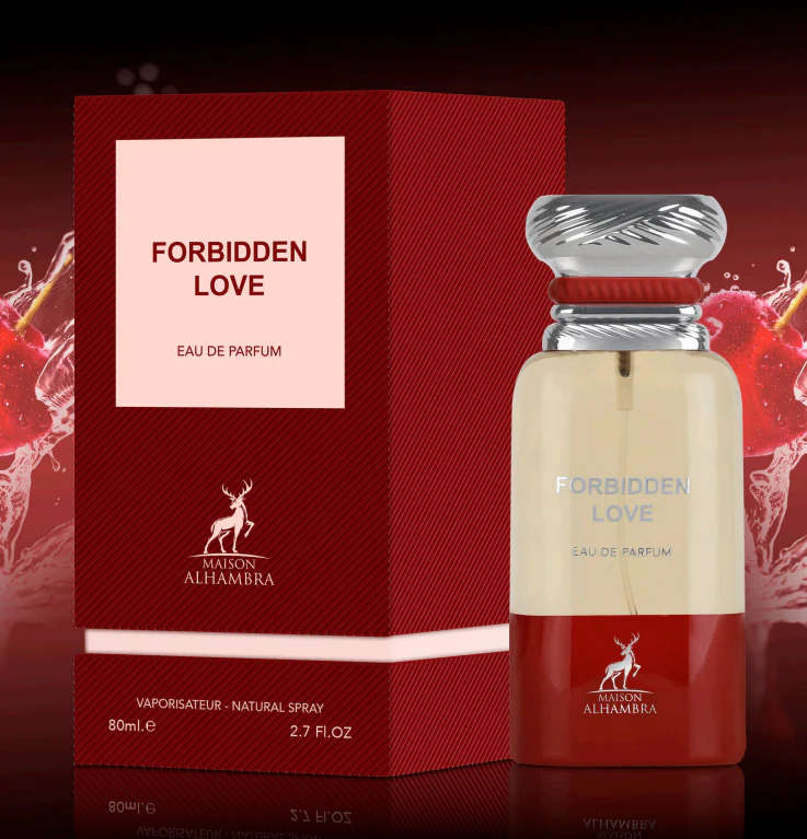 Alhambra Forbidden Love 80 ml Eau De Parfum Fruity scent