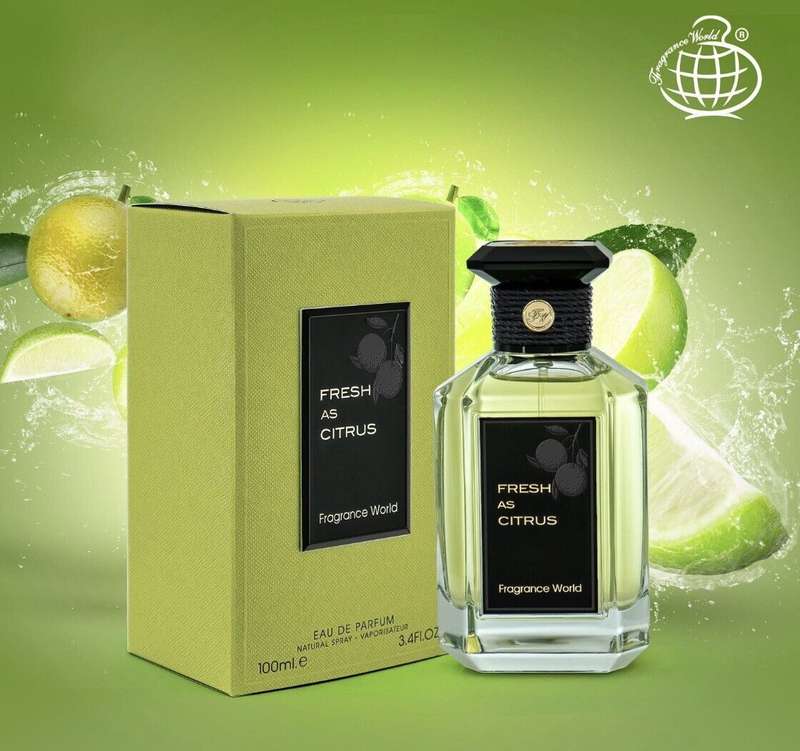 Fragrance World Fresh As Citrus 100 ml Eau De Parfum Fresh scent